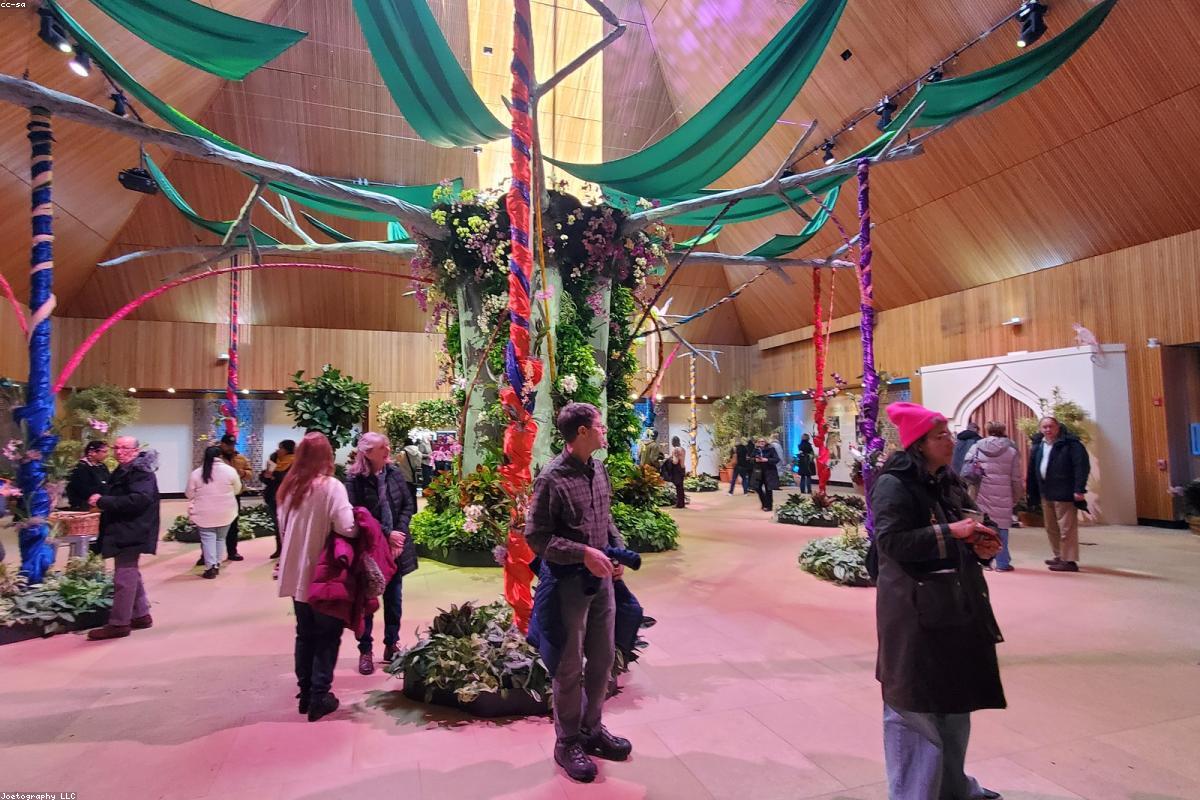 Jardin entretenu avec pelouse tondue et haies taillées à Nantes